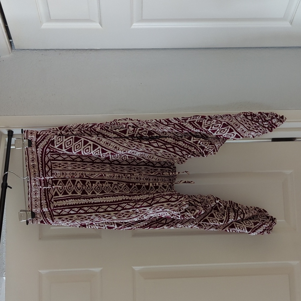 Red and White Buddha Pants